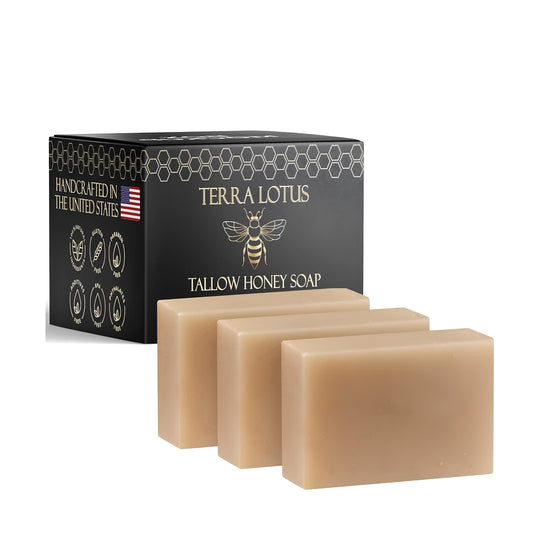 TERRA LOTUS Pilling Tallow Soap™ - (3 Pack)