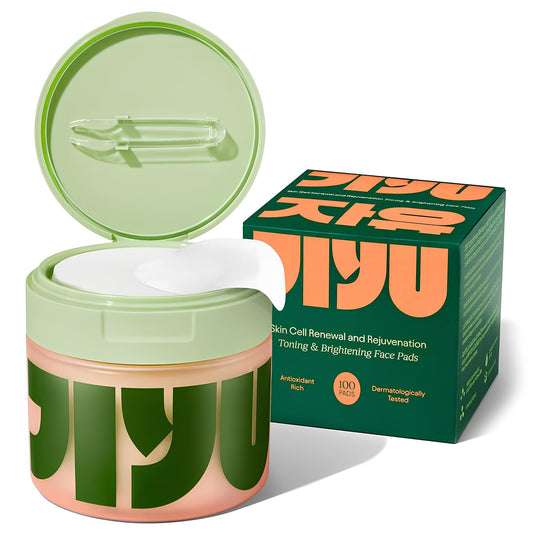 Jiyu Korean Skincare Anti-Aging, Dark Spot & Wrinkle Minimizing Toner Pads™
